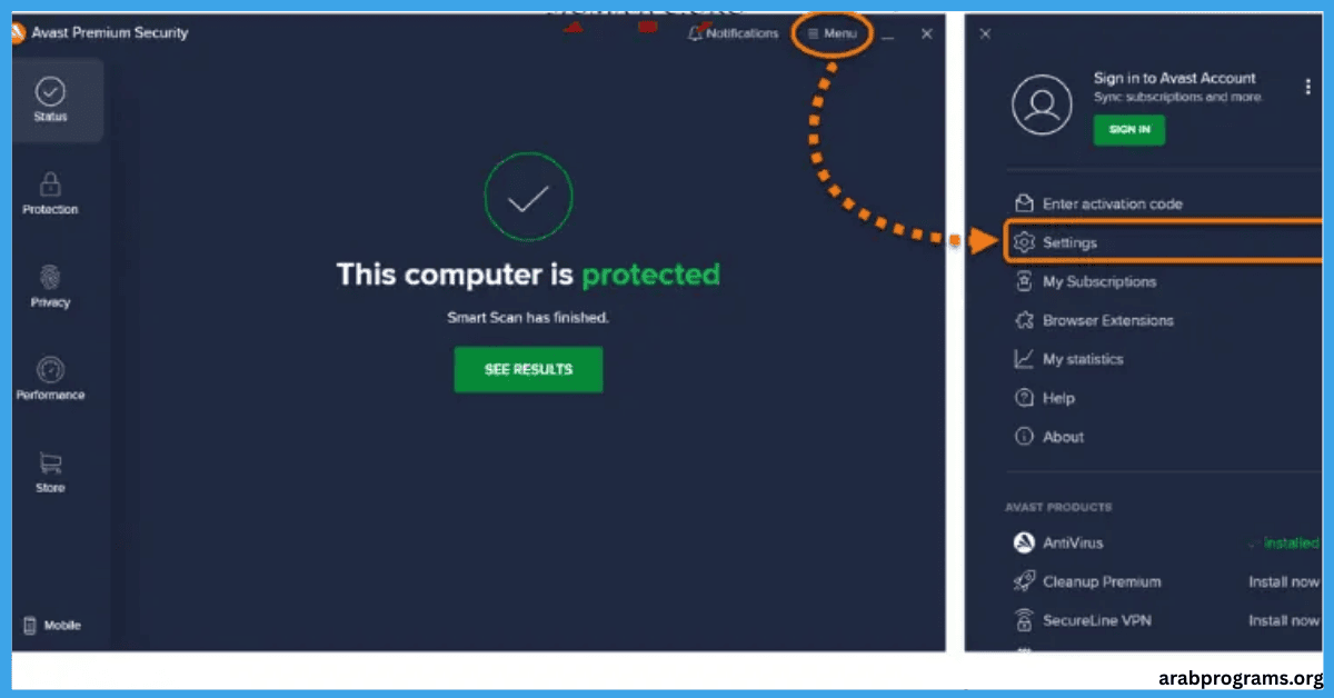 مفتاح تفعيل افاست avast الى عام 2050