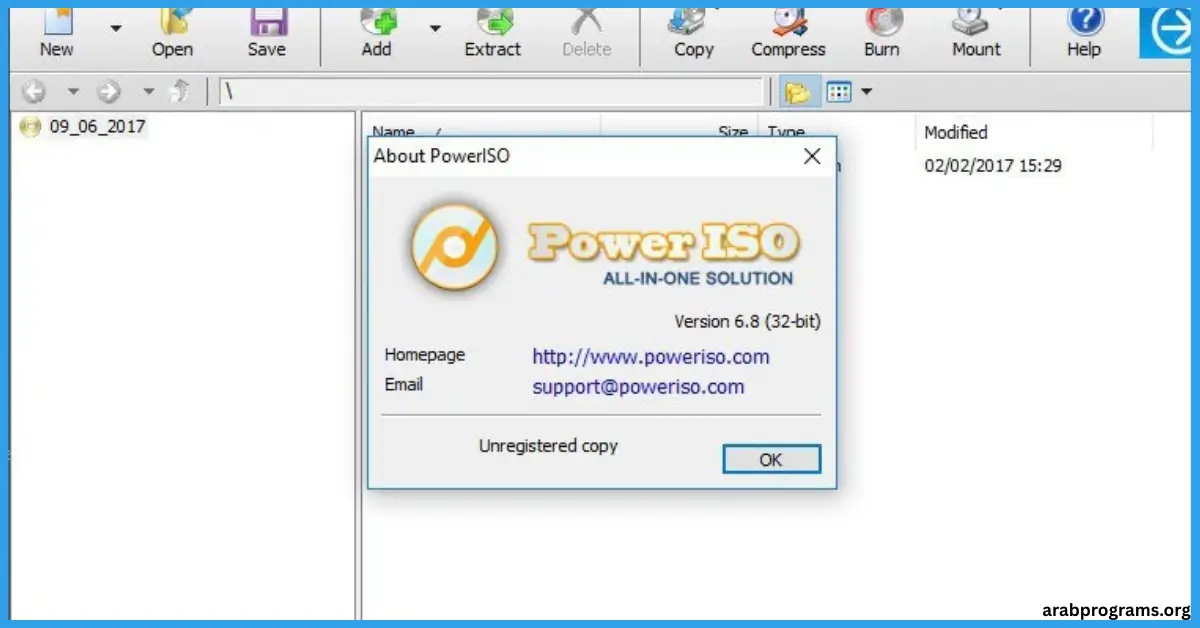 تحميل برنامج power iso مع السيريال من ميديا فاير