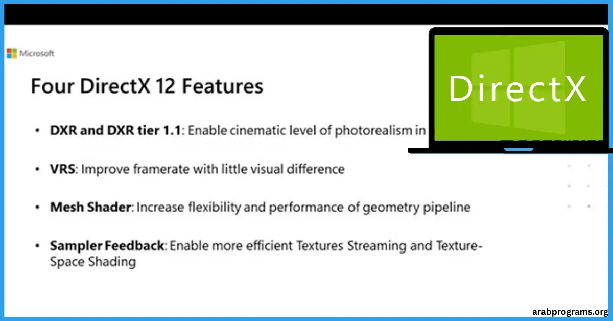 تحميل برنامج directx 12 كامل ميديا فاير