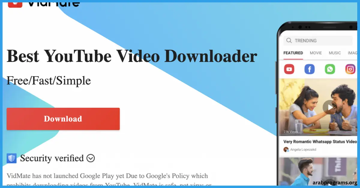 تحميل برنامج VidMate القديم للموبايل
