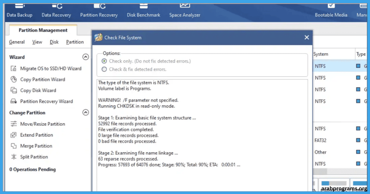 partition wizard كامل