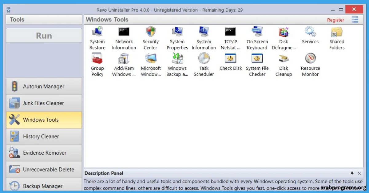 برنامج Revo Uninstaller Pro مع التفعيل