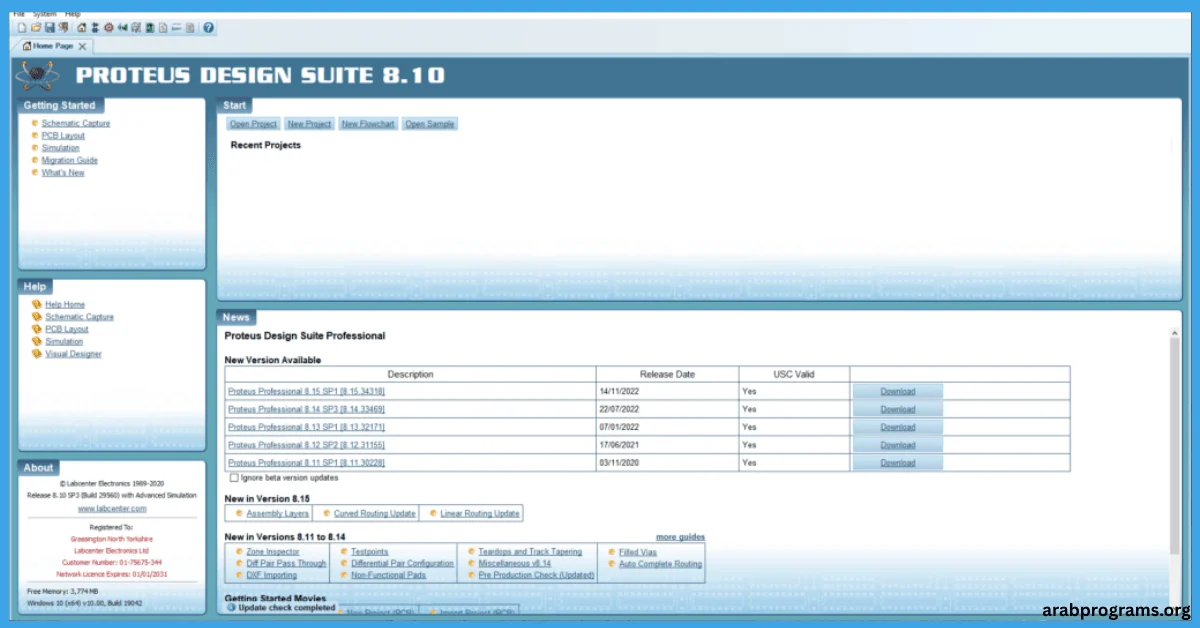 تحميل برنامج Proteus 8 Professional كامل