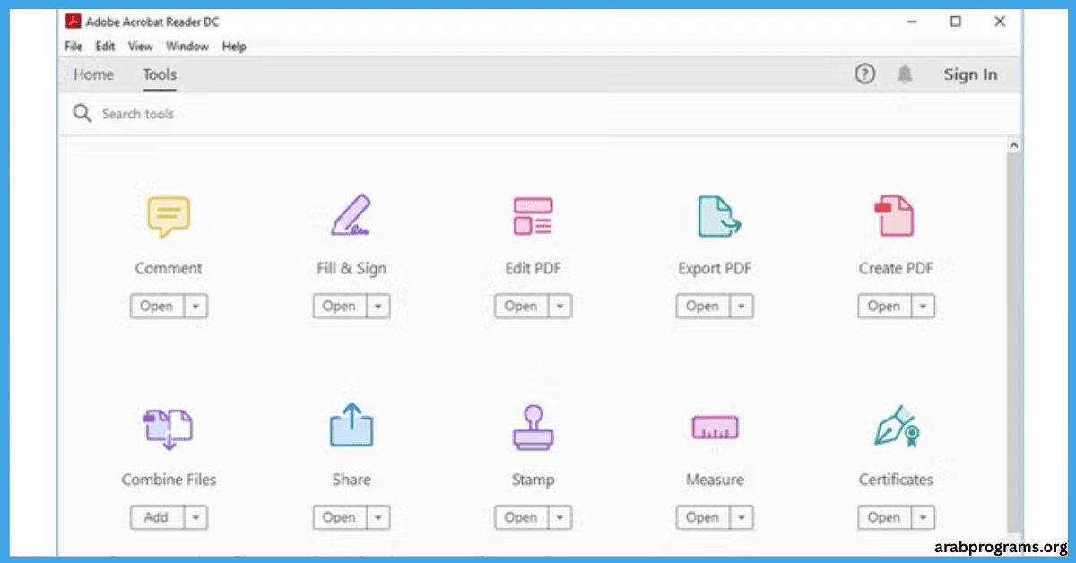 تحميل برنامج adobe acrobat dc مجانا