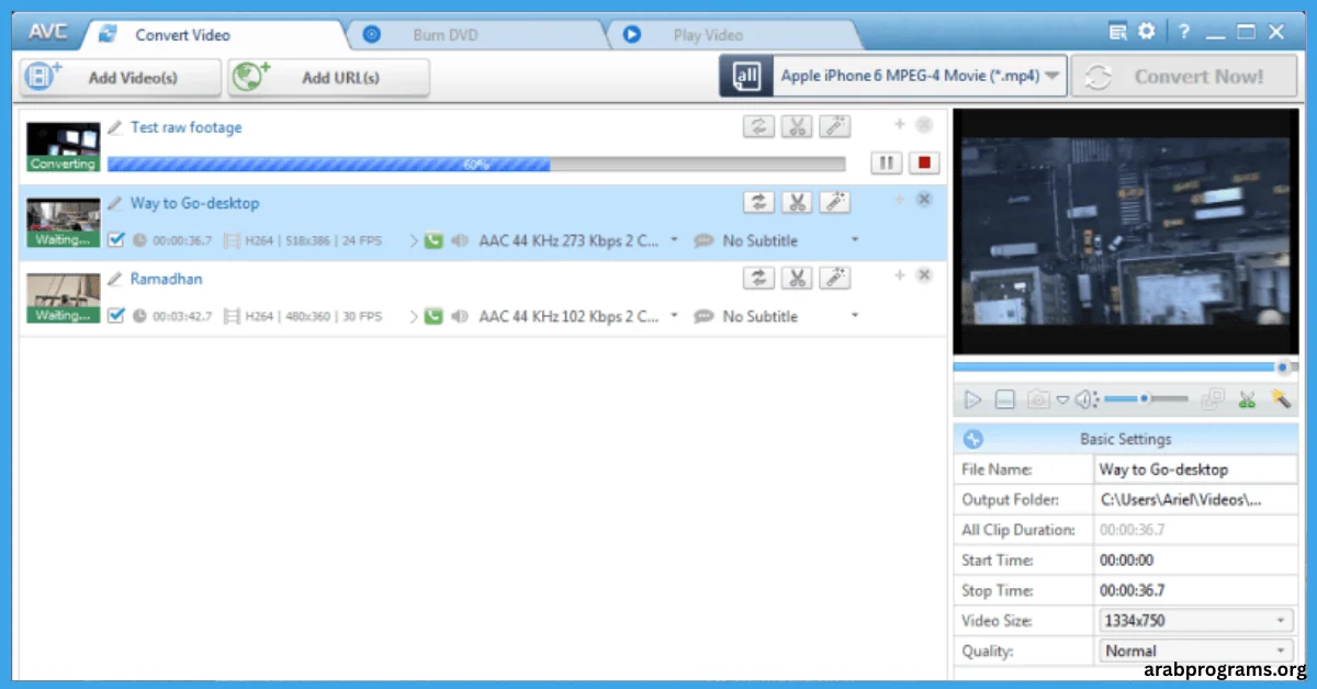 تحميل برنامج any video converter كامل مع الكراك