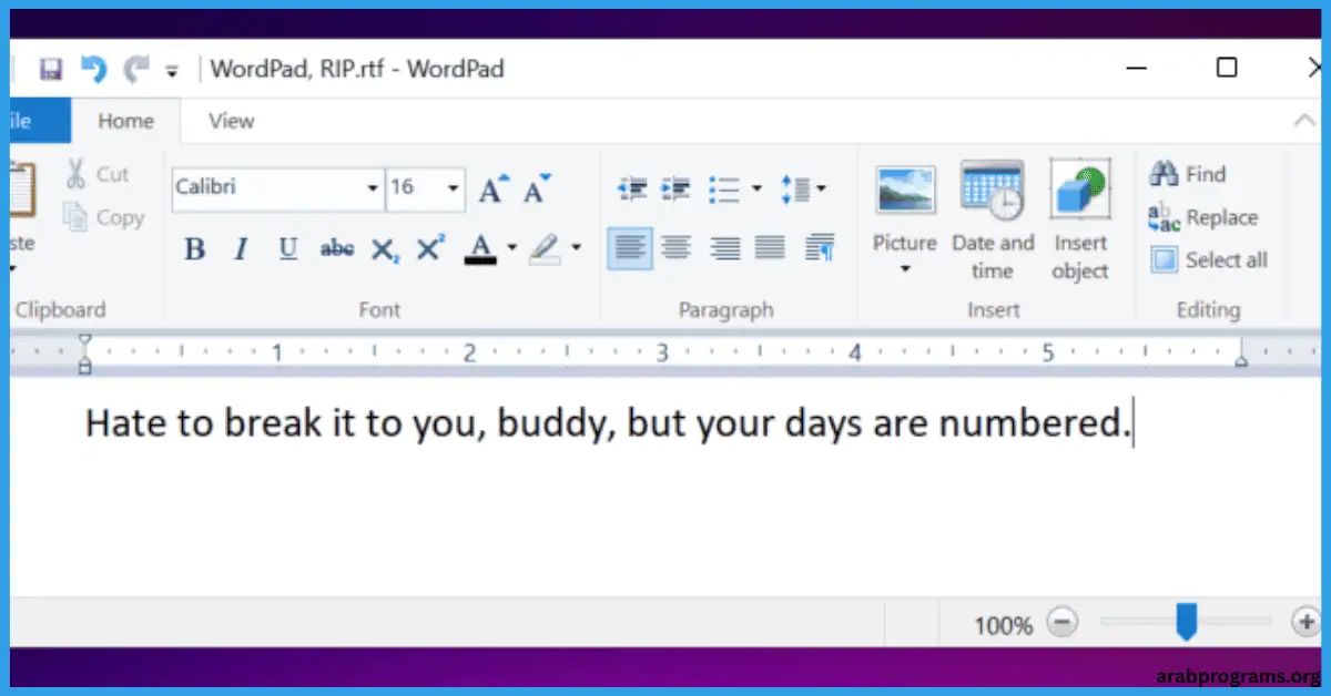 تحميل برنامج wordpad للكمبيوتر