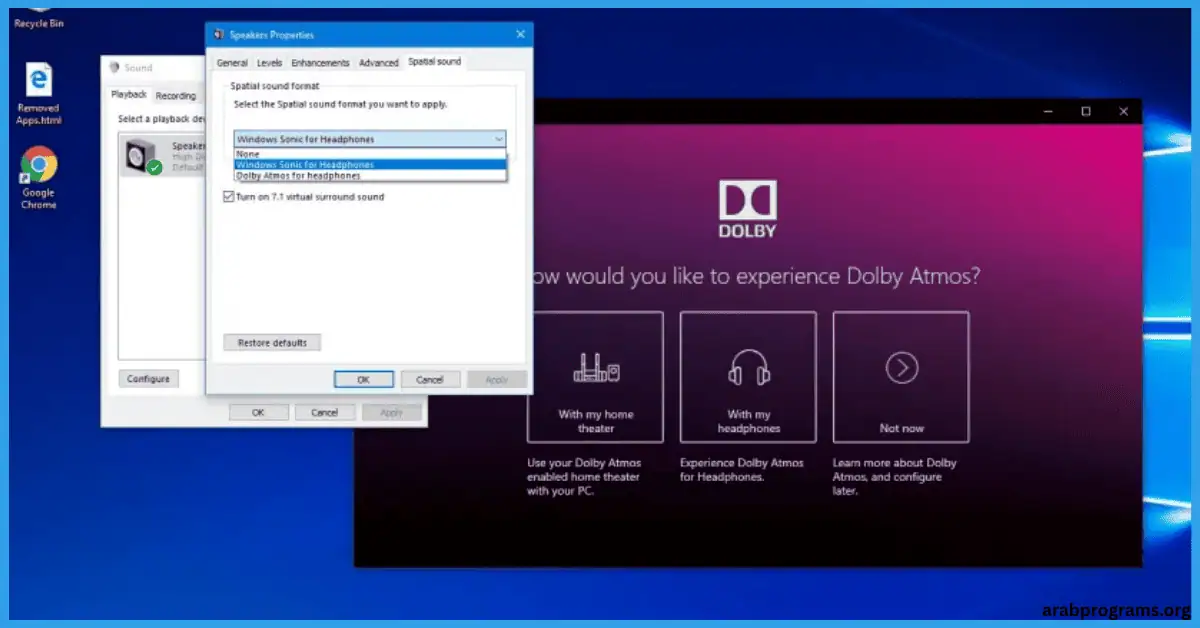 تحميل برنامج dolby للكمبيوتر